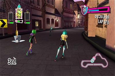 
Monster High: Skultimate Roller Maze | Wii | gameplay screenshot 1
