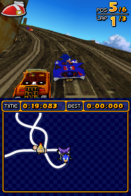 
Sonic & SEGA All-Stars Racing | Nintendo DS | gameplay screenshot 1