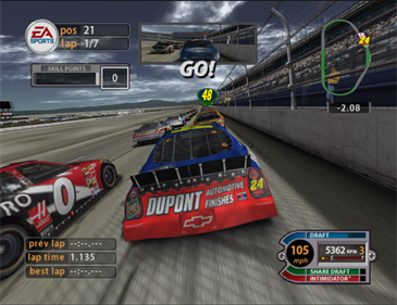 
NASCAR 2005: Chase for the Cup | GameCube | gameplay screenshot 1