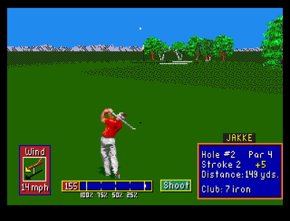 
PGA Tour Golf II | Genesis | gameplay screenshot 2