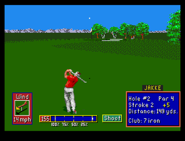 
PGA Tour Golf II | Genesis | gameplay screenshot 2