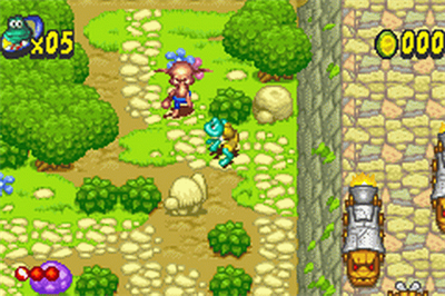 
Frogger's Adventures: Temple of the Frog | Game Boy Advance | gameplay screenshot 1