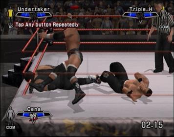 
WWE Smackdown vs. Raw 2007 | PlayStation 2 | gameplay screenshot 1 | Region: North America | Source: LaunchBox