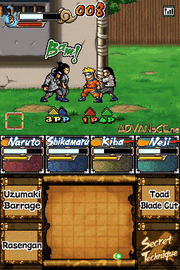 
Naruto: Ninja Council 3 | Nintendo DS | gameplay screenshot 3