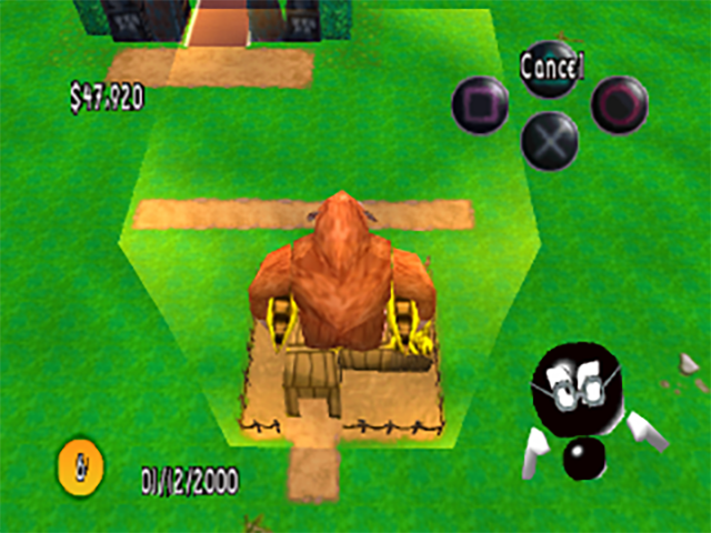 Sim Theme Park | PlayStation | gameplay screenshot 1 | Region: North America | Source: LaunchBox