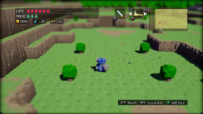 
3D Dot Game Heroes | PlayStation 3 | gameplay screenshot 1 | Region: North America | Source: LaunchBox