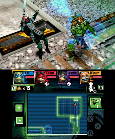 
Teenage Mutant Ninja Turtles | Nintendo 3DS | gameplay screenshot 3