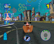 
SpongeBob's Boating Bash | Wii | gameplay screenshot 1