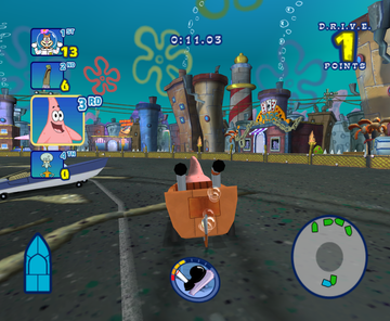 
SpongeBob's Boating Bash | Wii | gameplay screenshot 1