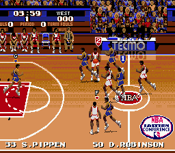 
Tecmo Super NBA Basketball | Genesis | gameplay screenshot 4