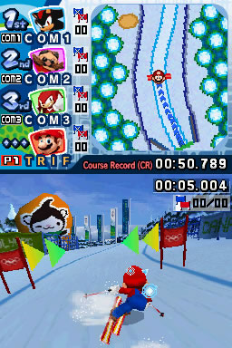 
Mario & Sonic at the Olympic Winter Games | Nintendo DS | gameplay screenshot 3