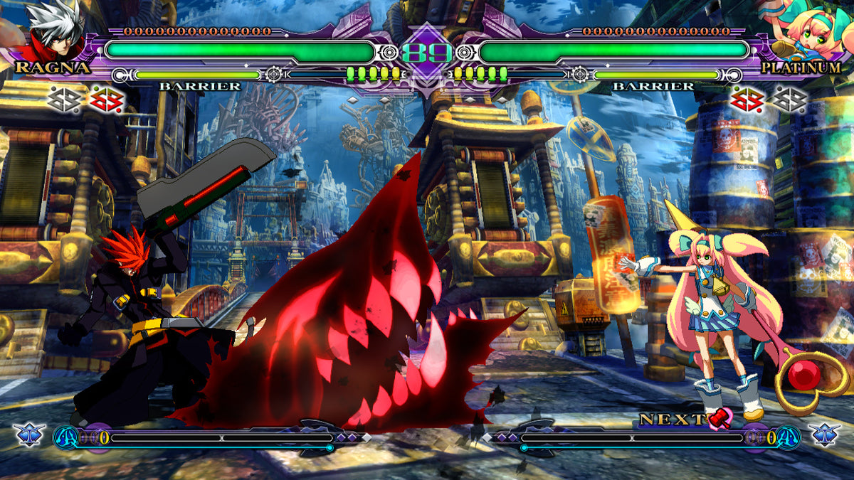 BlazBlue: Continuum Shift Extend | Xbox 360 | gameplay screenshot 1 | Region: North America | Source: LaunchBox