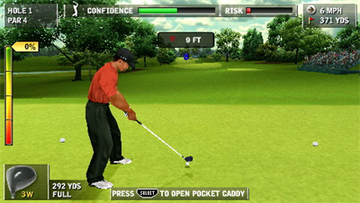 
Tiger Woods PGA Tour 08 | PSP | gameplay screenshot 1