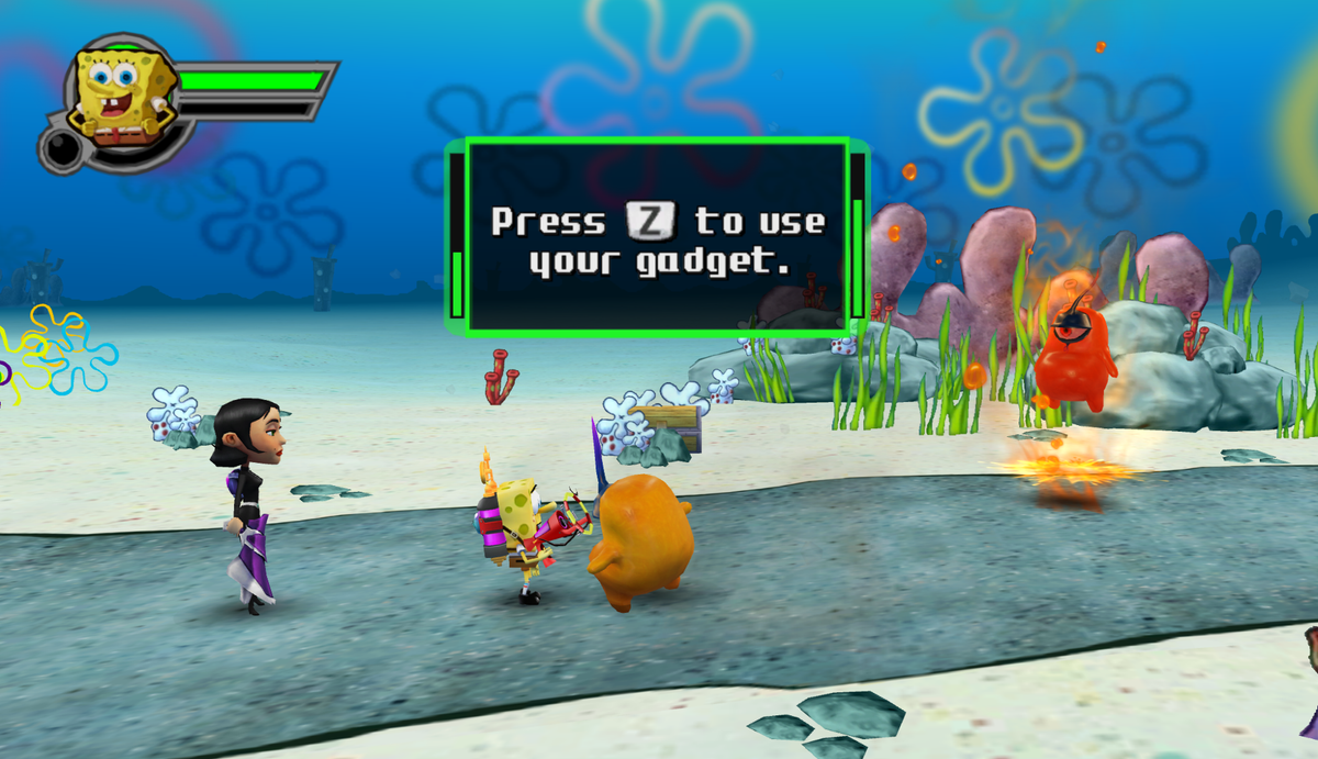 
SpongeBob SquarePants Featuring Nicktoons: Globs of Doom | Wii | gameplay screenshot 4