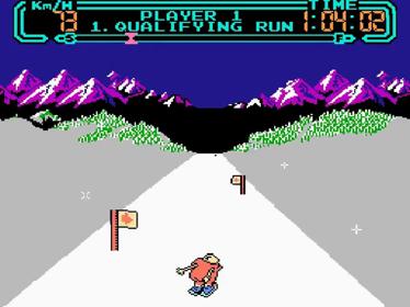 
Slalom | NES | gameplay screenshot 2