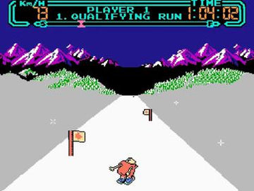 
Slalom | NES | gameplay screenshot 2