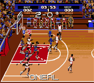 
Tecmo Super NBA Basketball | Genesis | gameplay screenshot 2