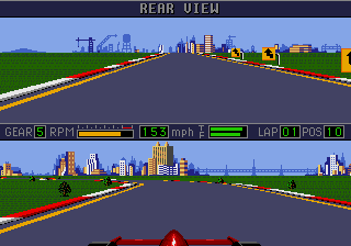 
Mario Andretti Racing | Genesis | gameplay screenshot 2