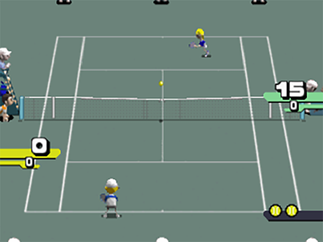 Tennis | PlayStation | gameplay screenshot 1 | Region: North America | Source: LaunchBox