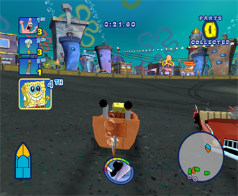 
SpongeBob's Boating Bash | Wii | gameplay screenshot 3