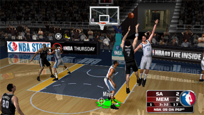 
NBA 09: The Inside | PSP | gameplay screenshot 1 | Region: North America | Source: LaunchBox