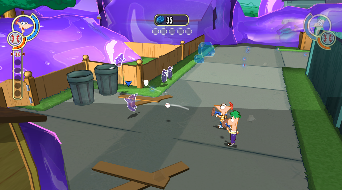
Phineas and Ferb: Across the 2nd Dimension | Wii | gameplay screenshot 4