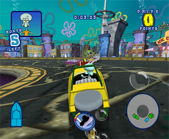 
SpongeBob's Boating Bash | Wii | gameplay screenshot 2