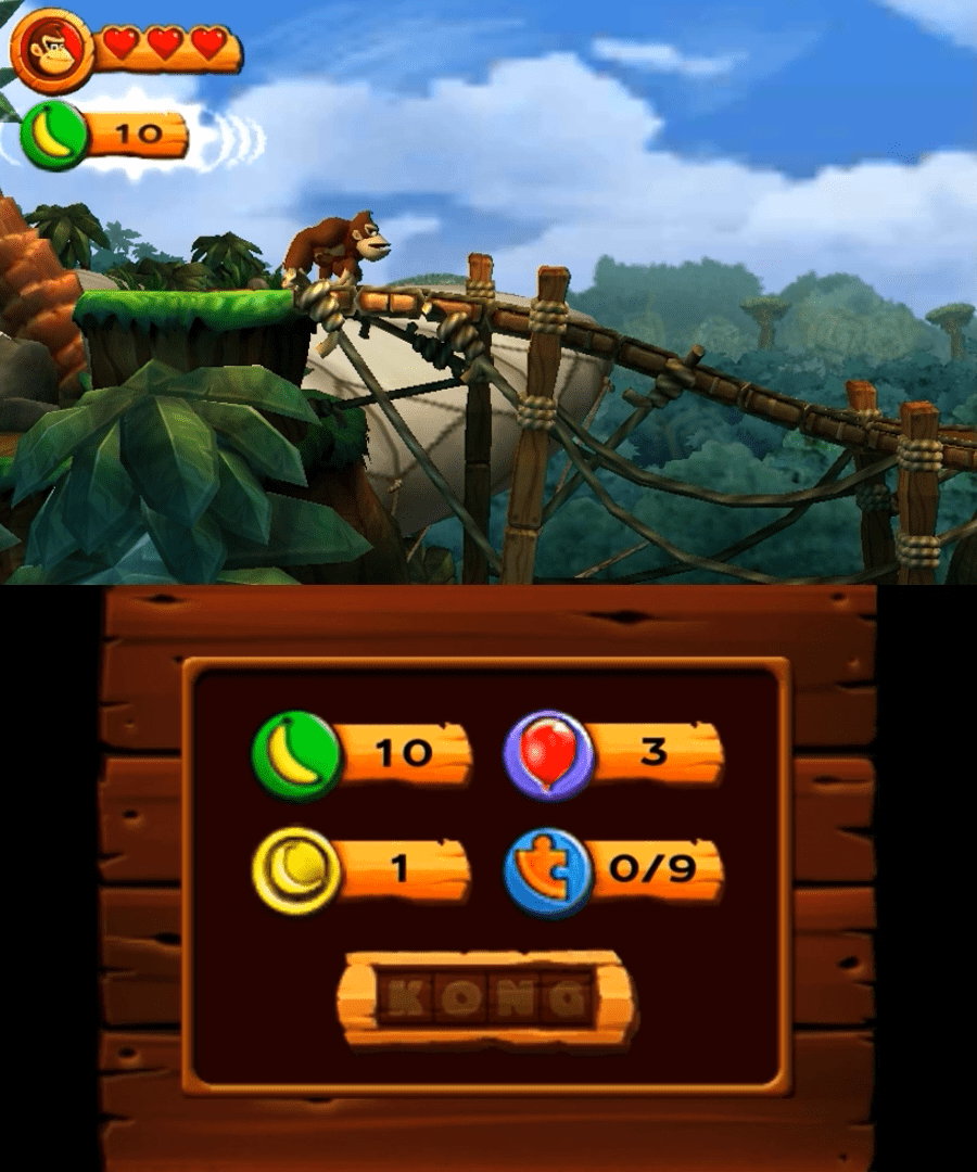 Donkey Kong Country Returns 3D | Nintendo 3DS | gameplay screenshot 4
