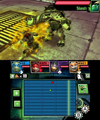 
Teenage Mutant Ninja Turtles | Nintendo 3DS | gameplay screenshot 4