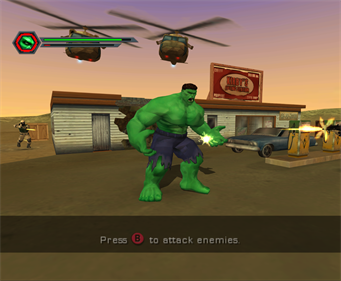 
Hulk | GameCube | gameplay screenshot 1