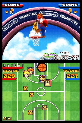 Mario Hoops 3 on 3 | Nintendo DS | gameplay screenshot 2