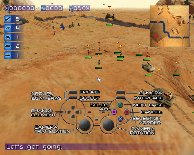 Conflict Zone: Modern War Strategy | PlayStation 2 | gameplay screenshot 2 | Region: North America | Source: LaunchBox