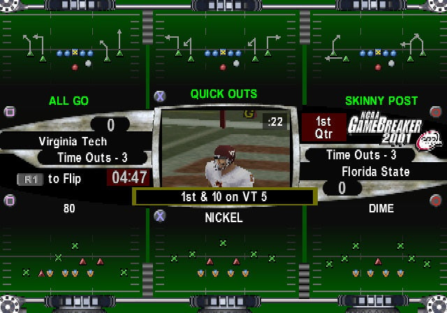 
NCAA GameBreaker 2001 | PlayStation 2 | gameplay screenshot 1 | Region: North America | Source: LaunchBox