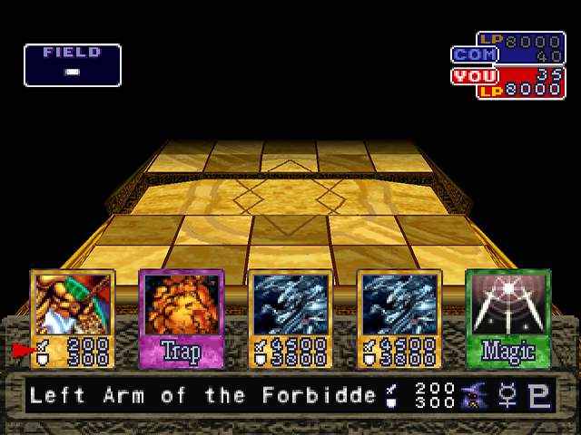 
Yu-Gi-Oh!: Forbidden Memories | PlayStation | gameplay screenshot 3 | Region: North America | Source: LaunchBox