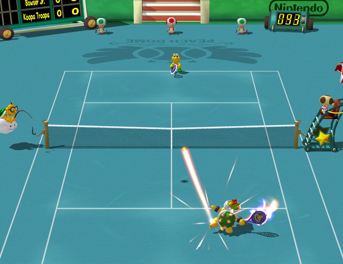Mario Power Tennis | GameCube | gameplay screenshot 2