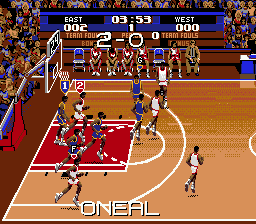 Tecmo Super NBA Basketball | Genesis | gameplay screenshot 5