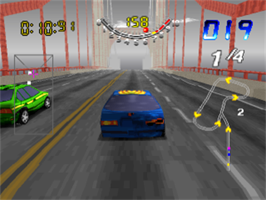 
San Francisco Rush: Extreme Racing | PlayStation | gameplay screenshot 1 | Region: North America | Source: LaunchBox