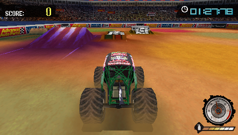 
Monster Jam: Path of Destruction | PSP | gameplay screenshot 1