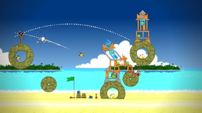 
Angry Birds Trilogy | Wii | gameplay screenshot 3