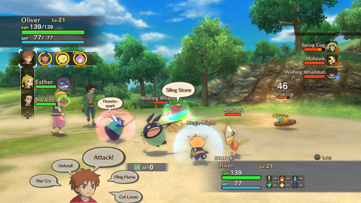 Ni no Kuni: Wrath of the White Witch | PlayStation 3 | gameplay screenshot 1