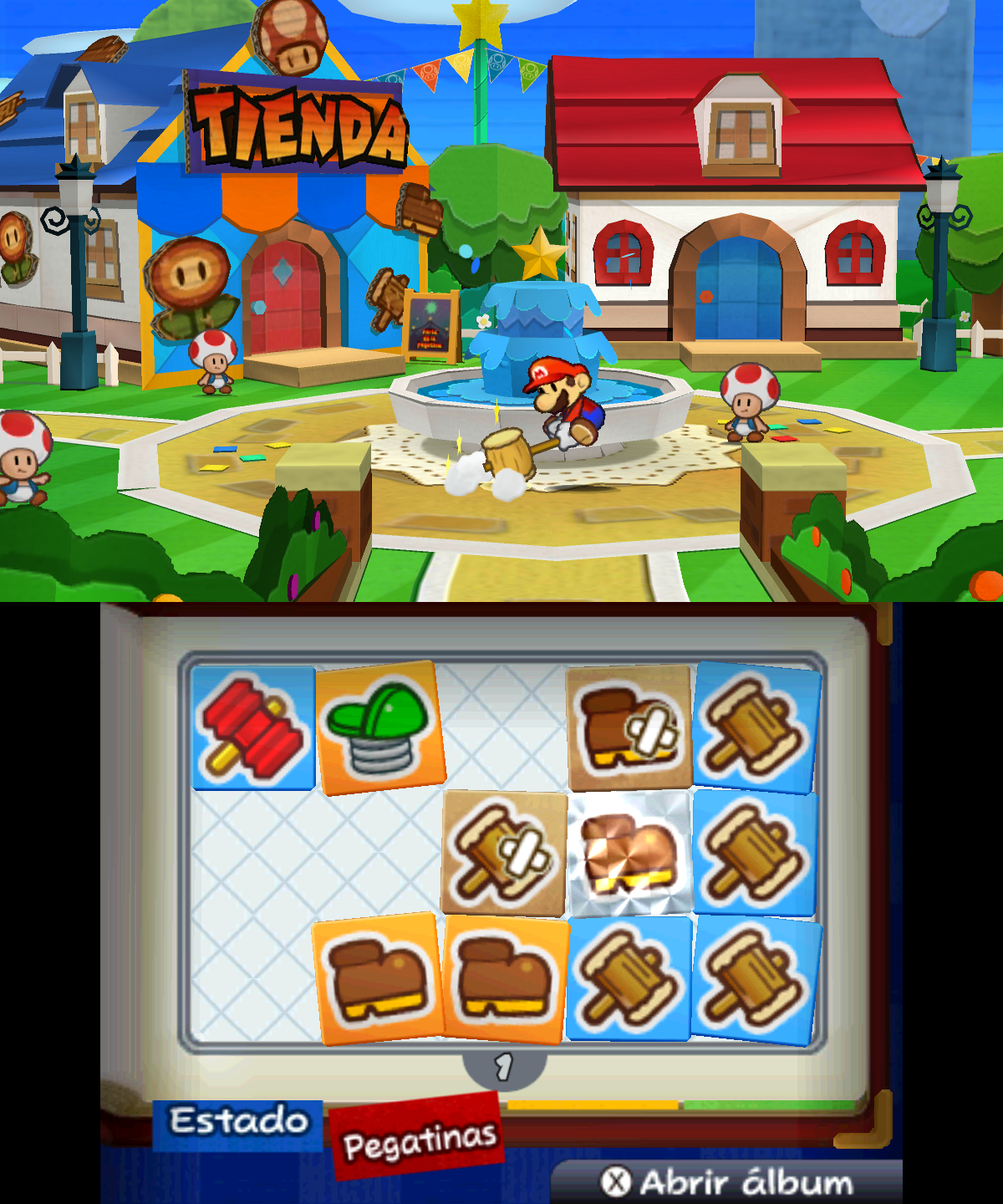 
Paper Mario: Sticker Star | Nintendo 3DS | gameplay screenshot 3