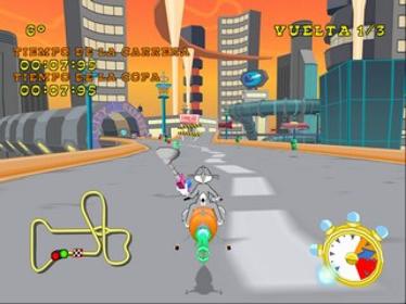 Looney Tunes: Space Race | PlayStation 2 | gameplay screenshot 1 | Region: North America | Source: LaunchBox