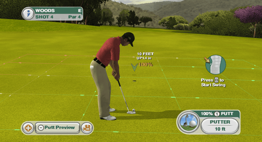 
Tiger Woods PGA Tour 09 - All-Play | Wii | gameplay screenshot 1