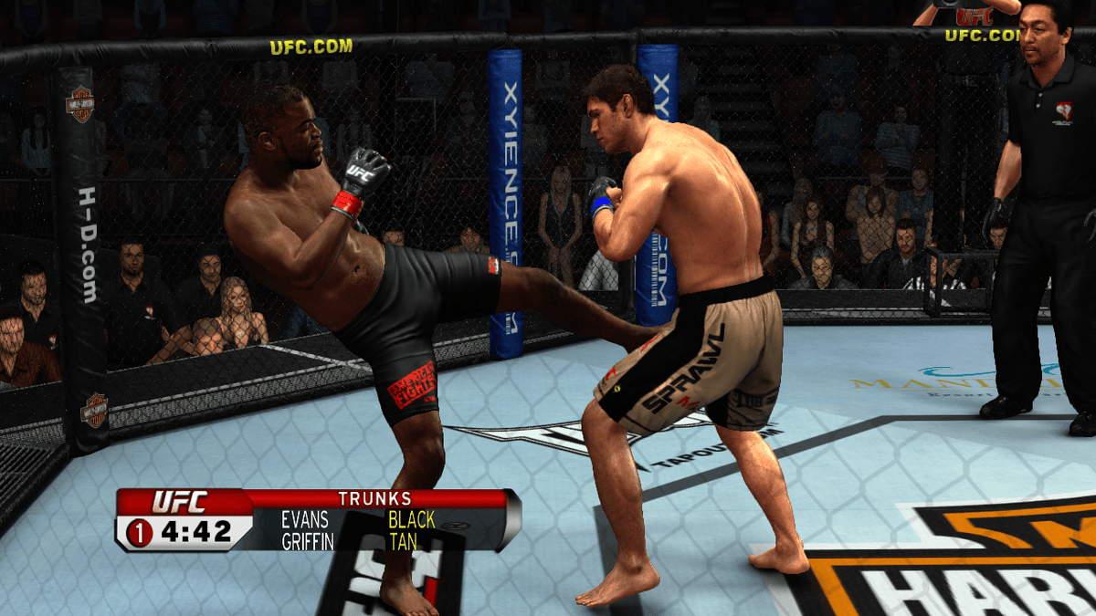 UFC 2009 Undisputed | Xbox 360 | gameplay screenshot 1 | Region: North America | Source: LaunchBox