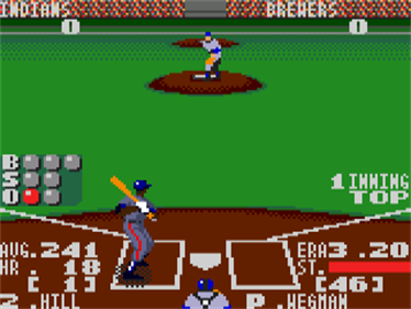 
World Series Baseball | Game Gear | gameplay screenshot 1 | Region: North America | Source: LaunchBox