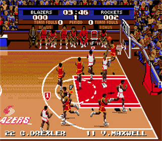 
Tecmo Super NBA Basketball | Genesis | gameplay screenshot 3