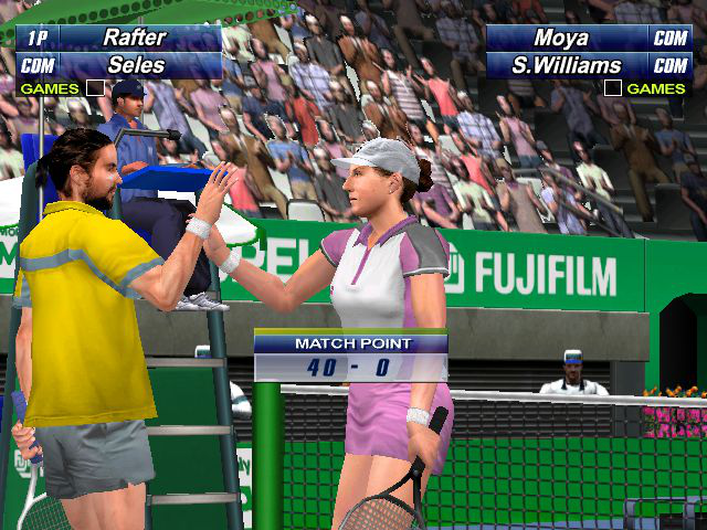 SEGA Sports Tennis 2K2 | Dreamcast | gameplay screenshot 3