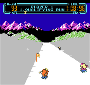 
Slalom | NES | gameplay screenshot 1