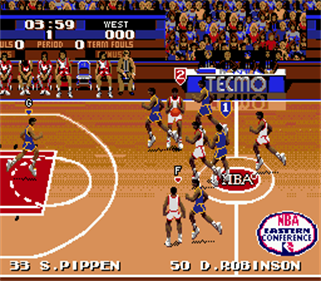 
Tecmo Super NBA Basketball | Genesis | gameplay screenshot 1