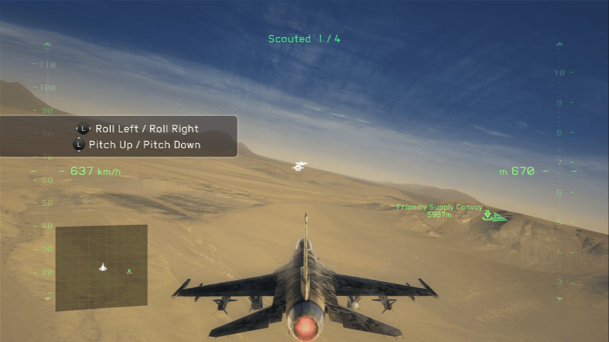 Tom Clancy's H.A.W.X 2 | PlayStation 3 | gameplay screenshot 1